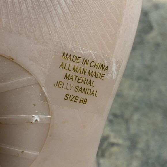 Kate Spade New York Black Rubber T-Strap Thong Sandal Size 9 New - Picture 7 of 7